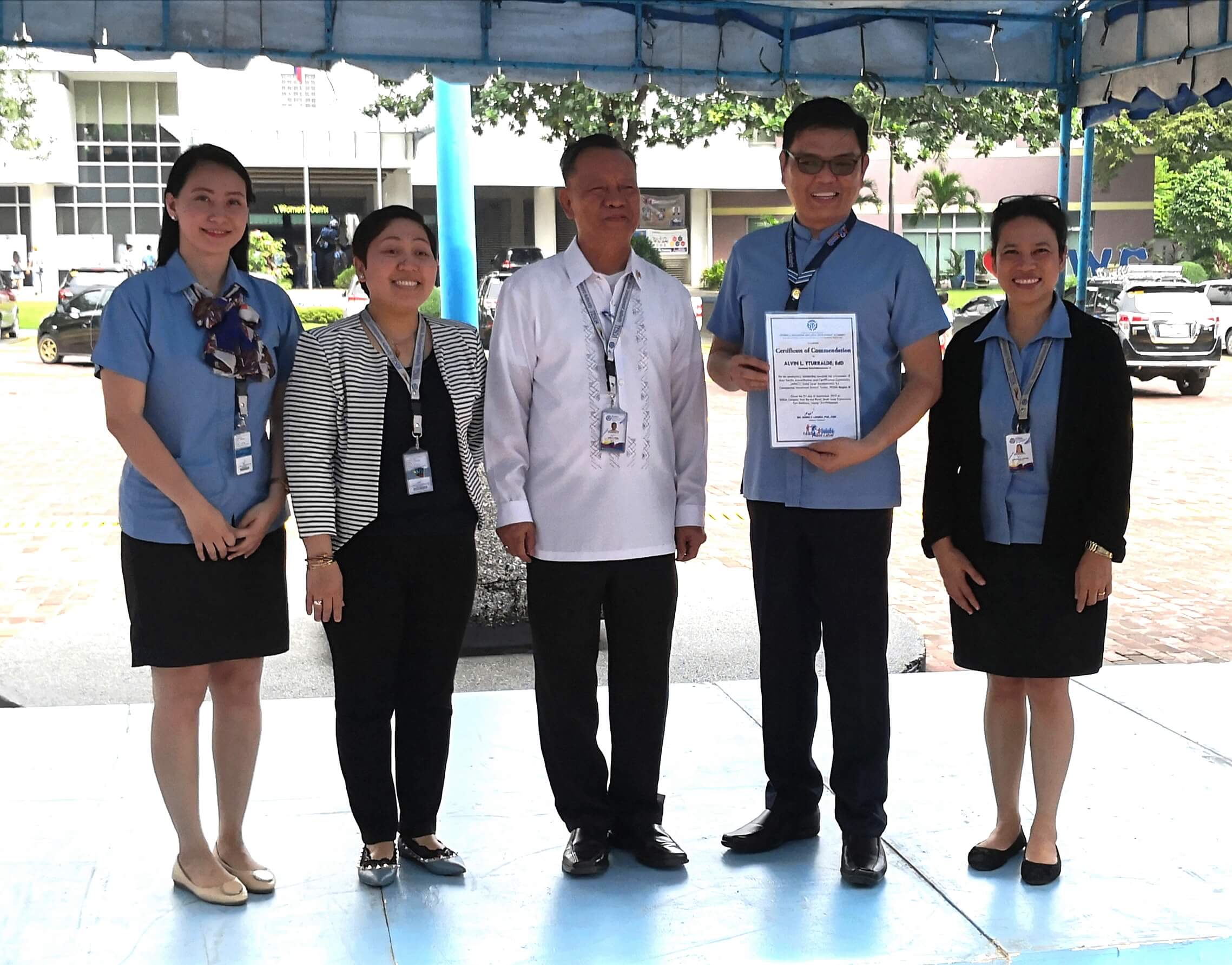 CVS Administrator Receives Commendation from TESDA