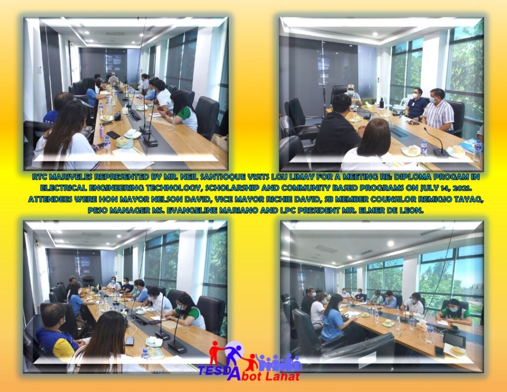 Meeting with LGU Limay for Scholarships
